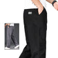 Pantaloni casual da uomo, taglia grande, vestibilità ampia