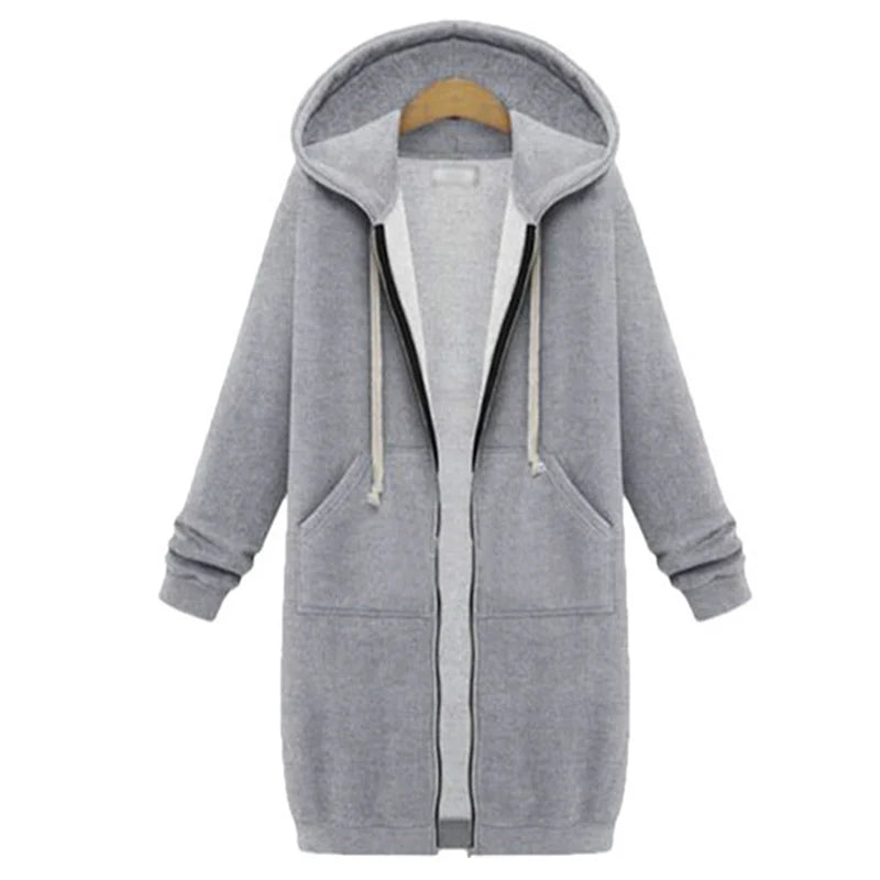 Felpe con cappuccio pesanti da donna per autunno-inverno