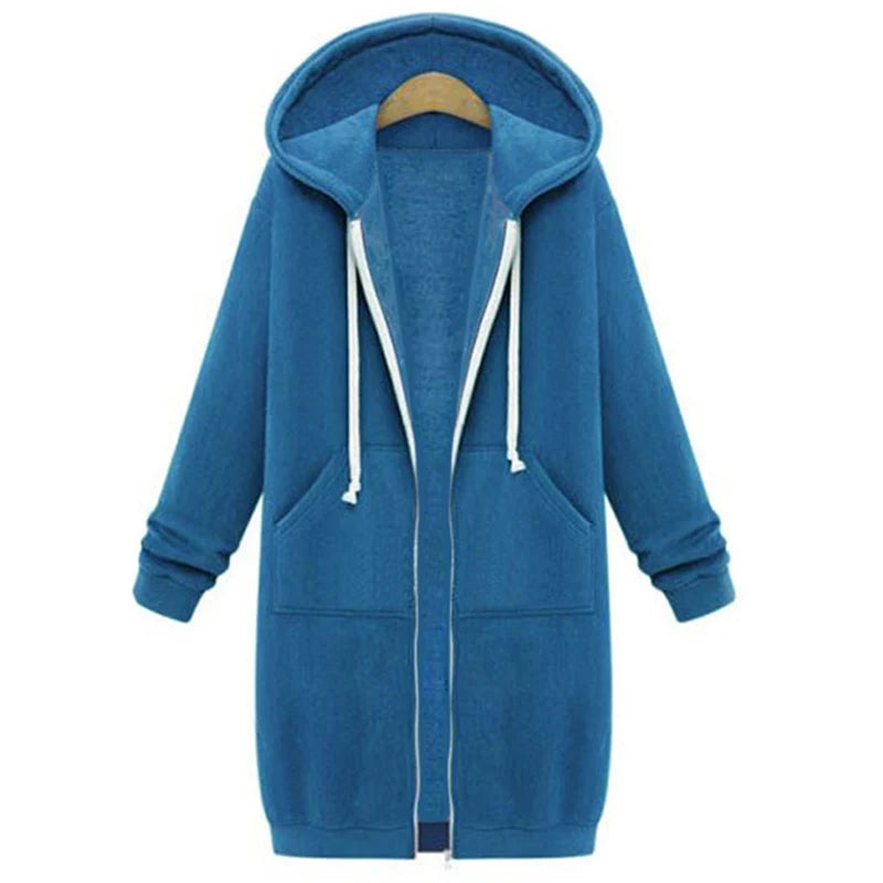 Felpe con cappuccio pesanti da donna per autunno-inverno
