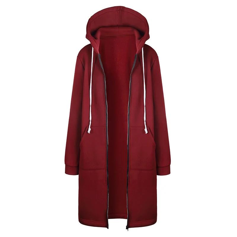 Felpe con cappuccio pesanti da donna per autunno-inverno