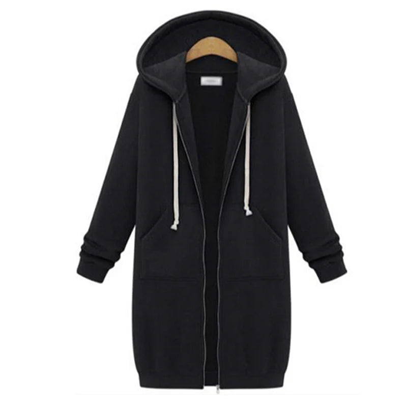 Felpe con cappuccio pesanti da donna per autunno-inverno