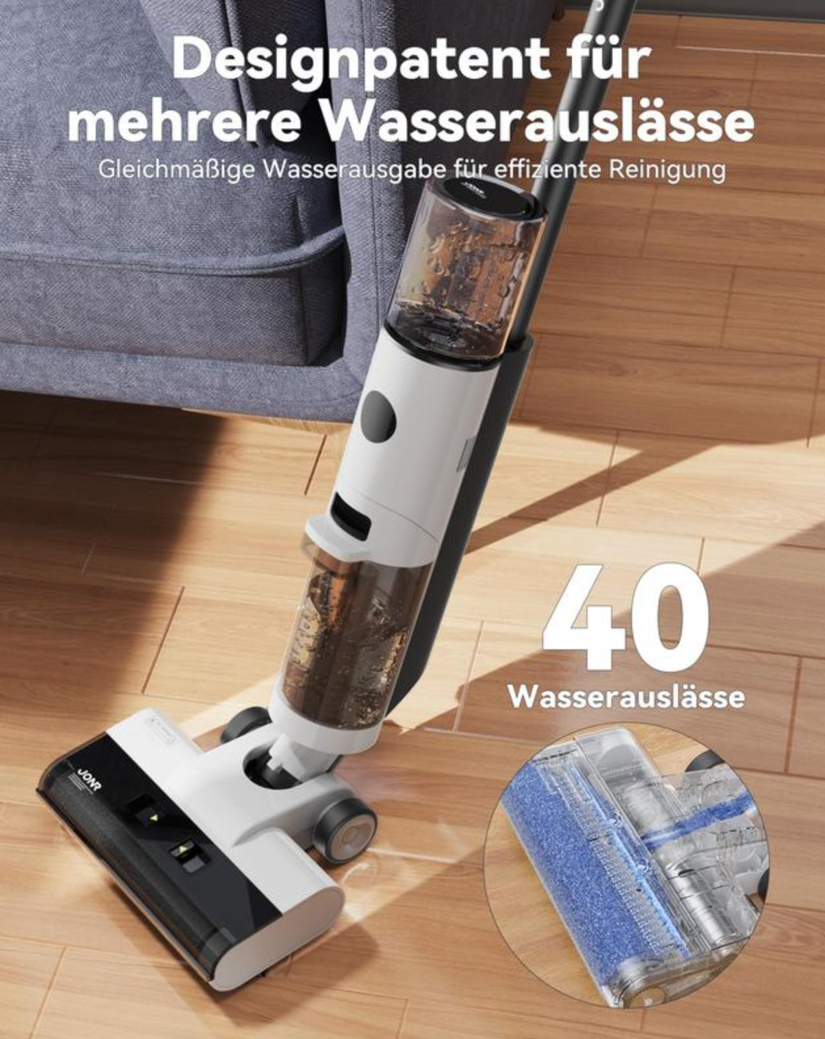 JONR ED12 Akku-Nass-Trockensauger