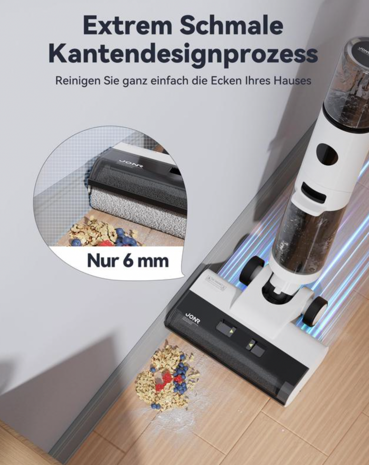 JONR ED12 Akku-Nass-Trockensauger